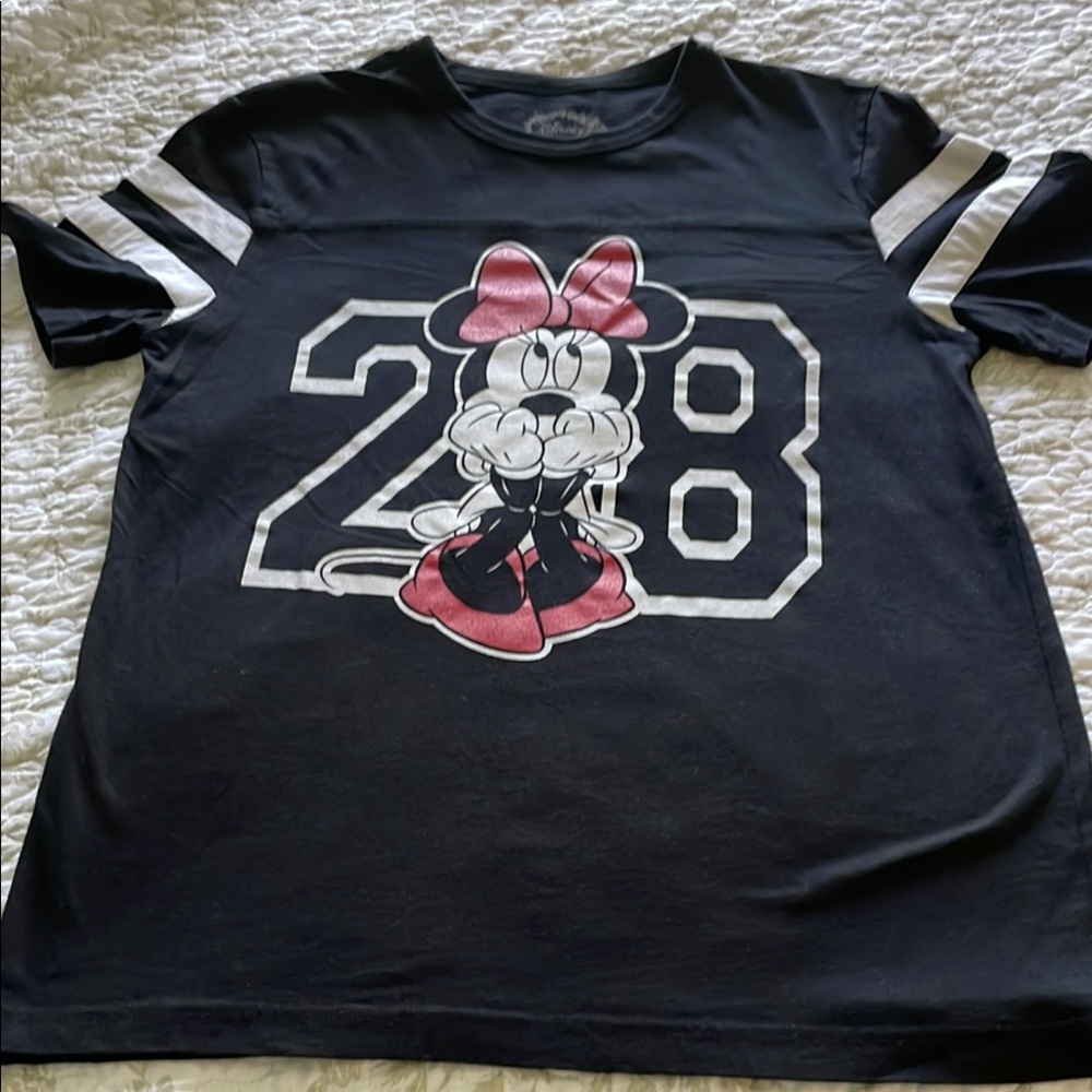 Disney Minnie Mouse Black T-Shirt